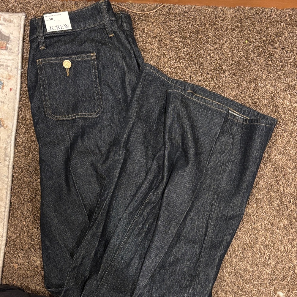 J. Crew NWT Denim Trousers